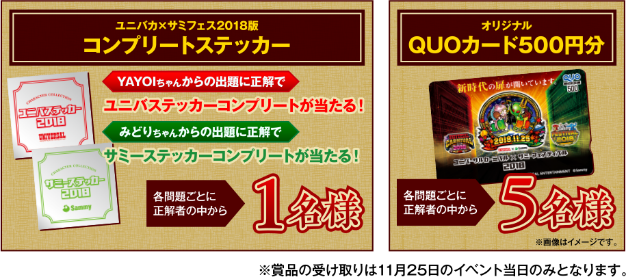 ユニバカ×サミフェス2018】全ステッカー コンプリートアルバム